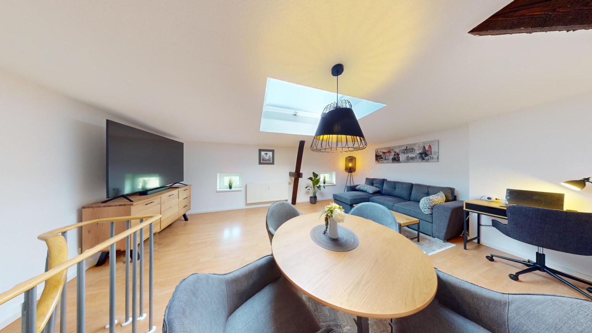 Sweethome - Luxus Apartment Auf 2 Etagen Magdeburg Luaran gambar
